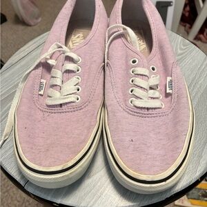 Vans Women's Light Purple Canvas Sneakers